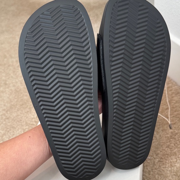 Brunello Cucinelli Black Mesh Slide Sandals - Picture 4 of 5